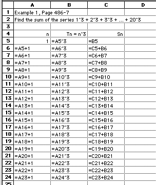 Ex 1 spreadsheet w/ formulas - alternate