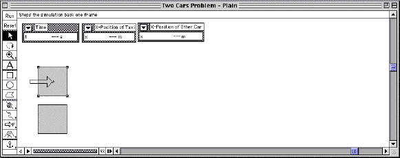 Plain simulation window