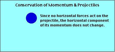momentum in the horizontal direction